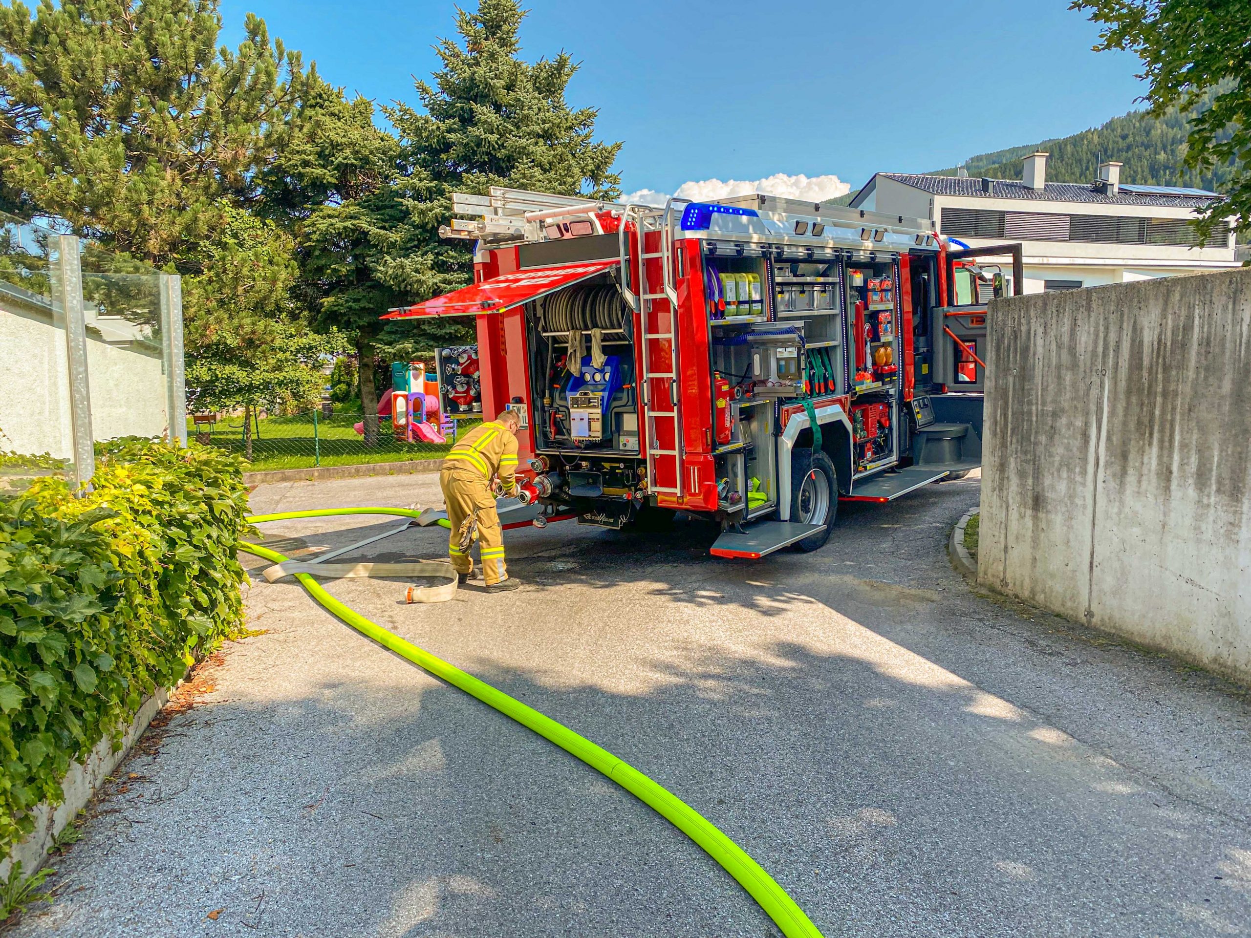 Mehr über den Artikel erfahren Brandalarm in Lebensmittelhandel